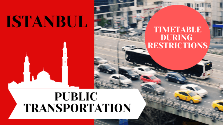 Public Transportation Hours During Curfew in Istanbul 2021