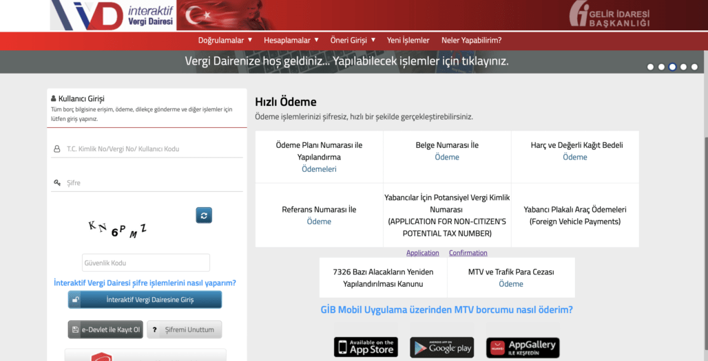 turkey tax number example