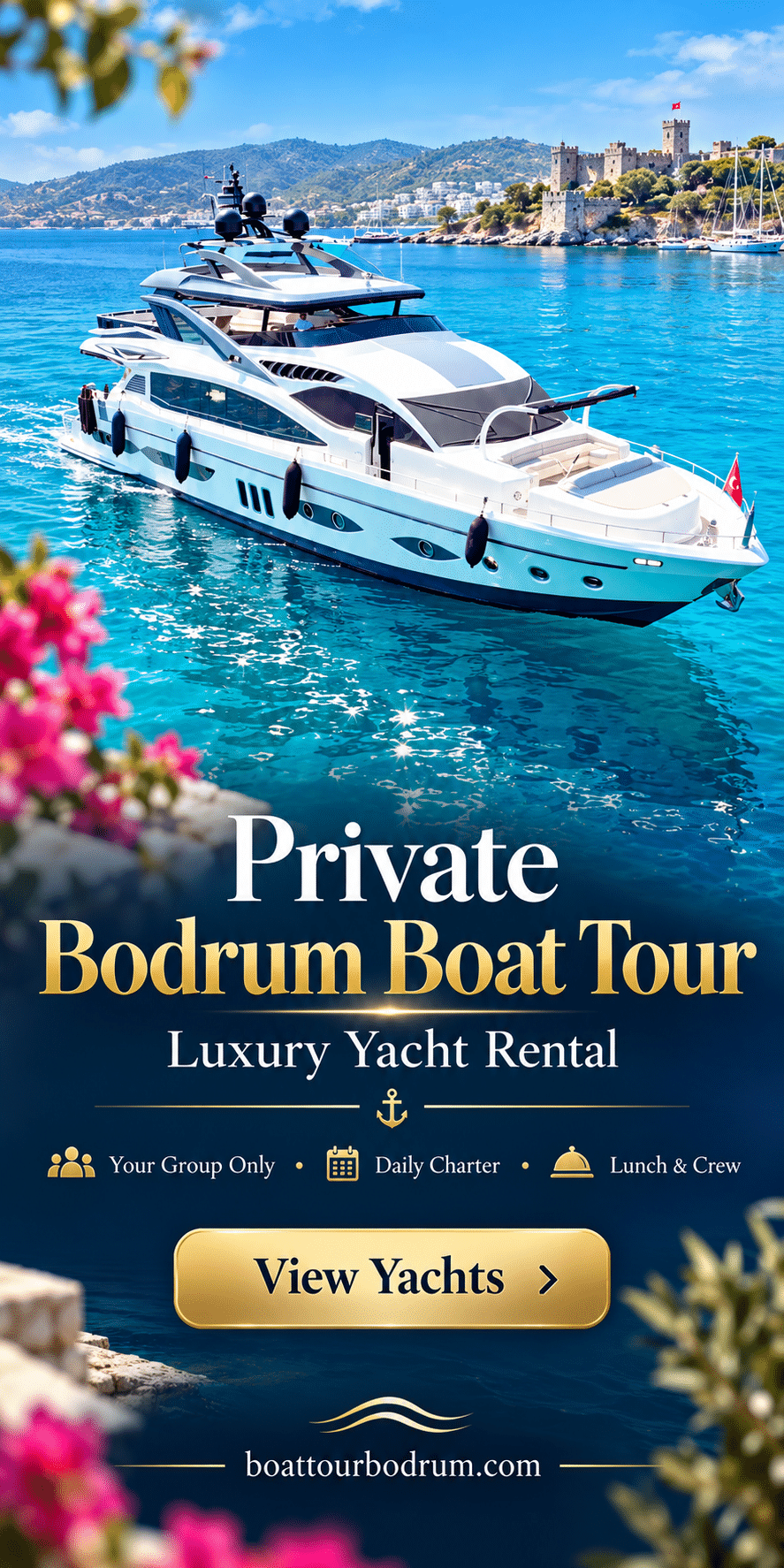 Private Bodrum Boat Tour and Yacht Rental